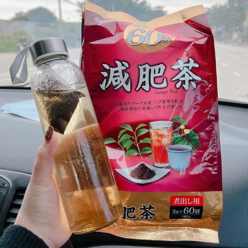 Trà Giảm Cân, Giảm Mỡ Orihiro,trà hỗ trợ thanh nhiệt Guave Tea, Night Diet nhật bản 60 gói/túi