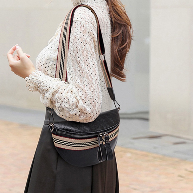 Túi Da Đeo Hông Hình Quả Chuối Phong Cách Vintage Thời Trang Cho Nữ jp5