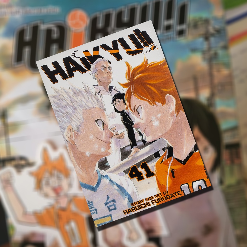 Vở kẻ ngang chàng khổng lồ tí hon haikyuu tập 41 -> 45