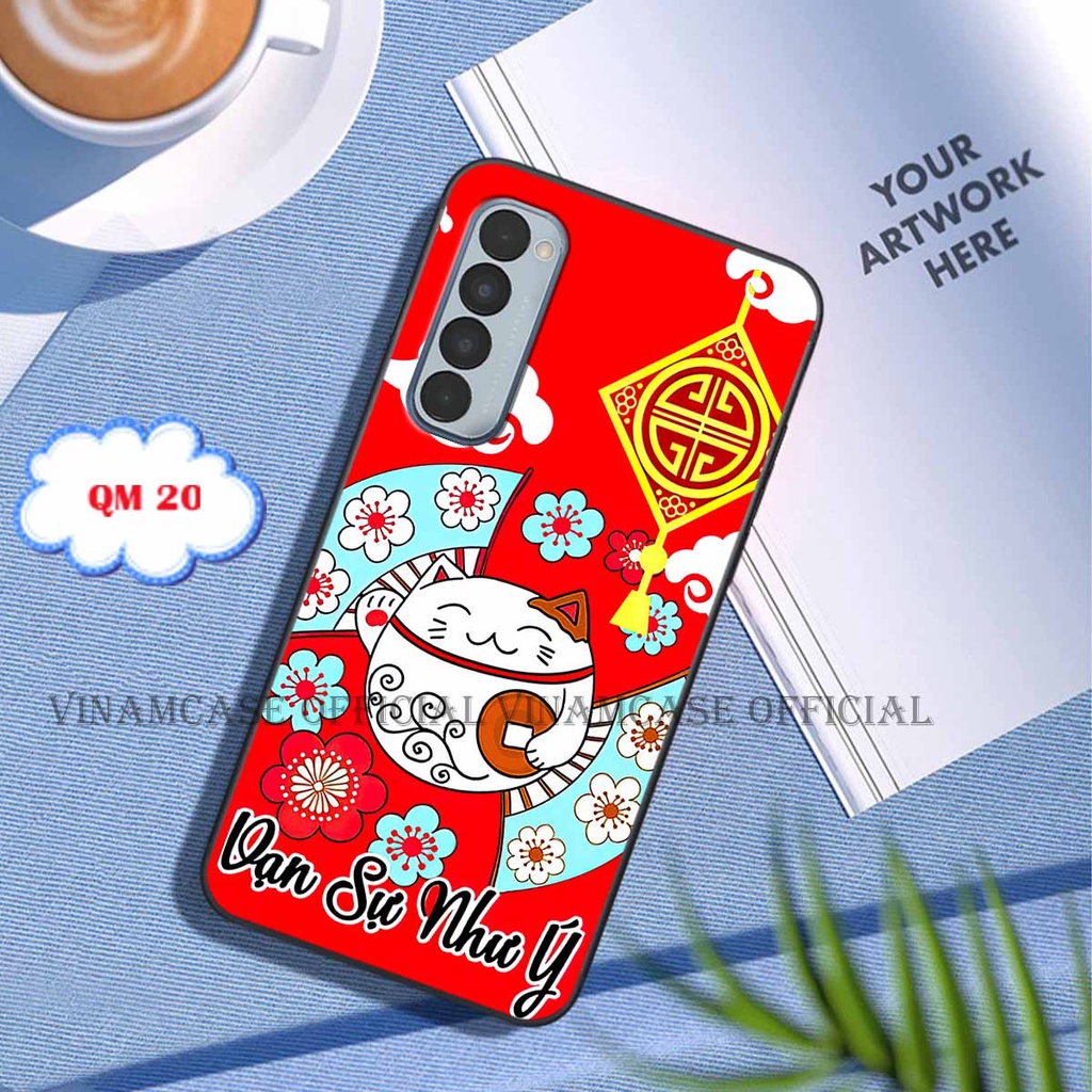 Ốp Oppo Reno4 /  Reno4 Pro / Reno 4 In hình Mèo thần tài tết