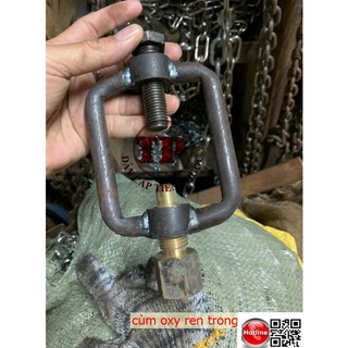 Cùm oxy ren trong, Cảo gió ren trongi gắn đồng hồ gió
