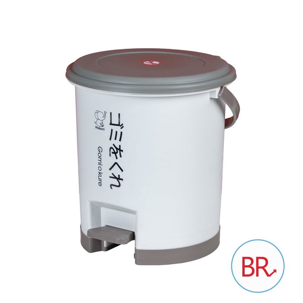 Thùng rác nhựa đạp chân cao cấp  Việt Nhật  -Thùng rác nắp tròn đạp chân thông minh dung tích 5L - 10L