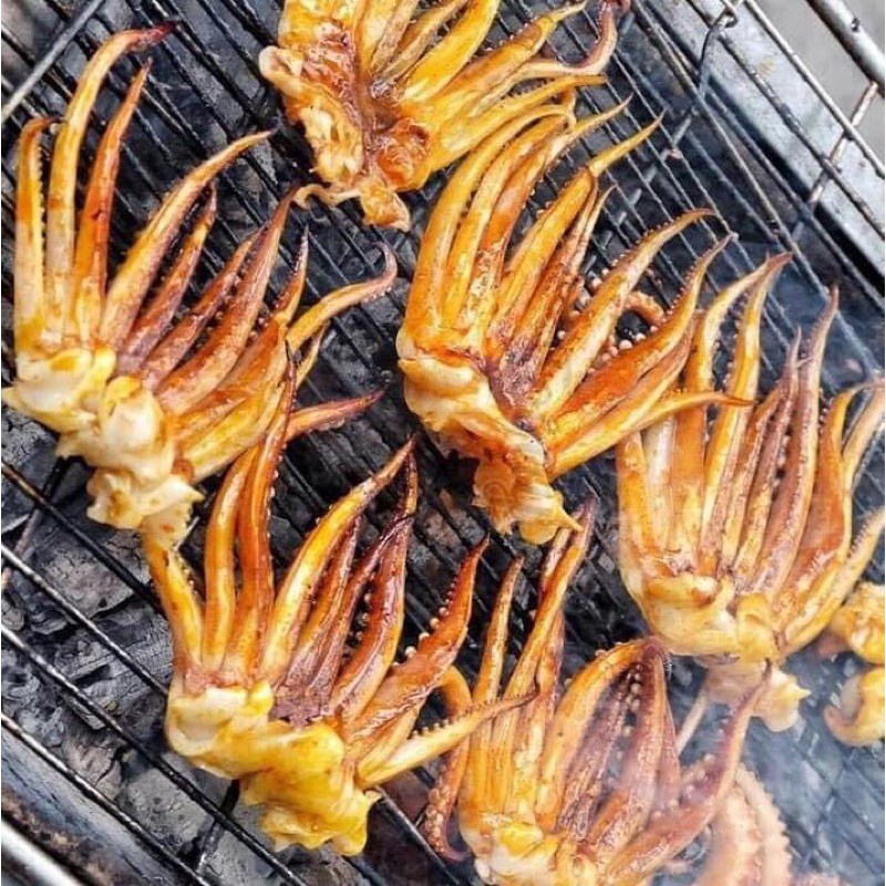 Đầu Râu Mực To, Đầu Râu Mực Siêu Ngon, Đầu Râu Mực Giòn Sạch MUMFOOD
