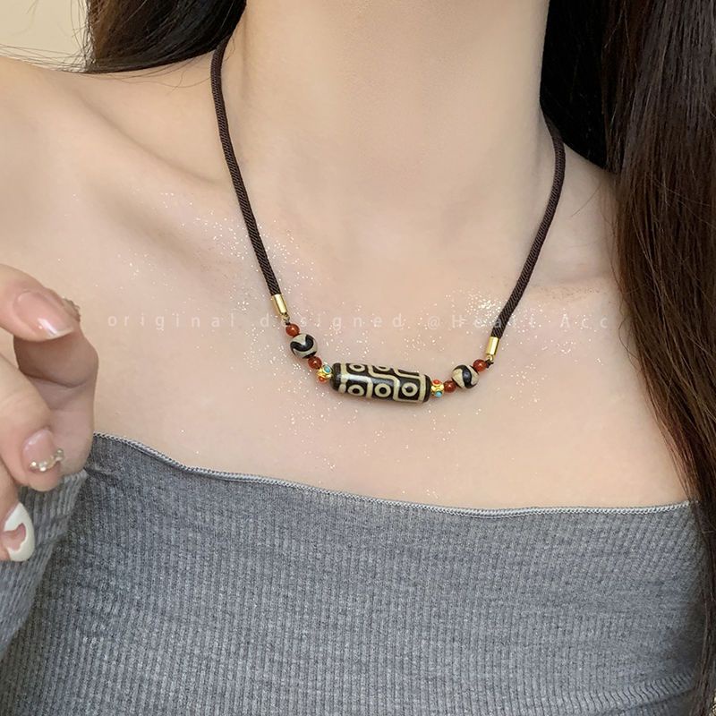 Dây Chuyền Phong Cách Tây Tạng Trung Hoa Cổ Điển Hợp Thời Trang Cho Cặp Đôi 1.