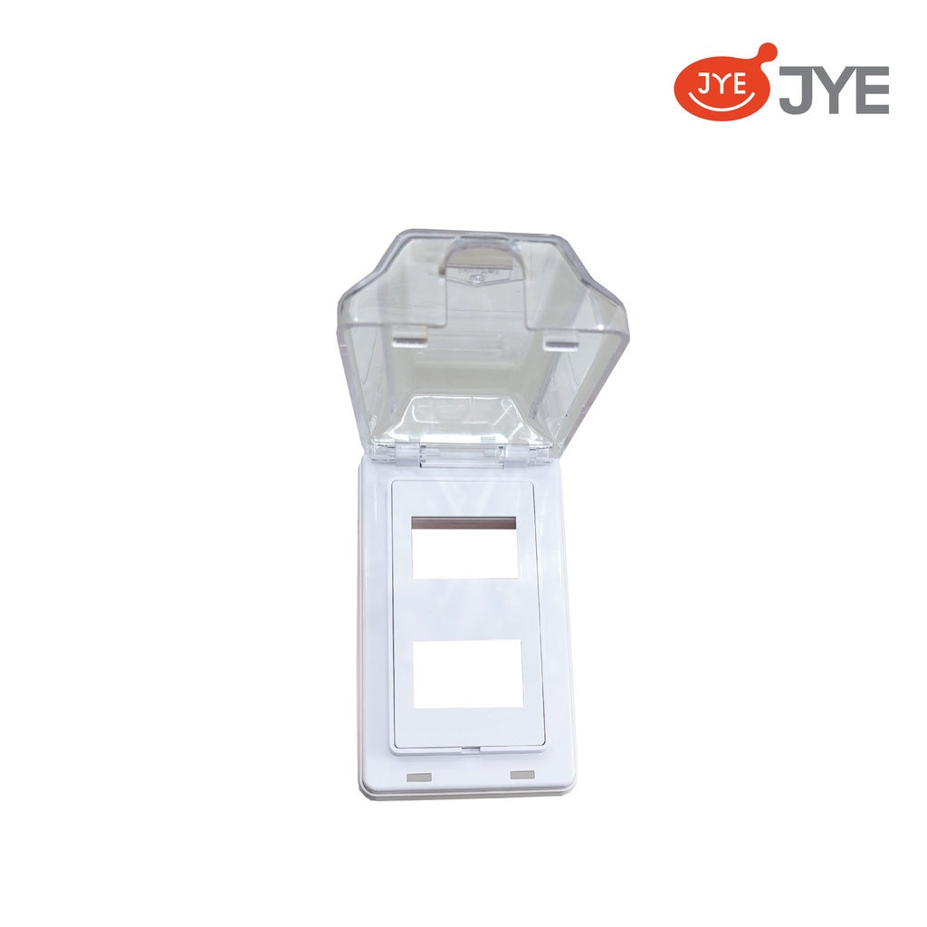 Mặt che mưa 2 lỗ JY-7902, mặt chống nước (che mưa) ổ cắm, công tắc điện