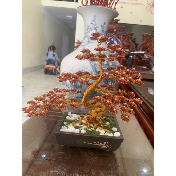 Hanmade Cây Tùng uốn bằng dây đồng