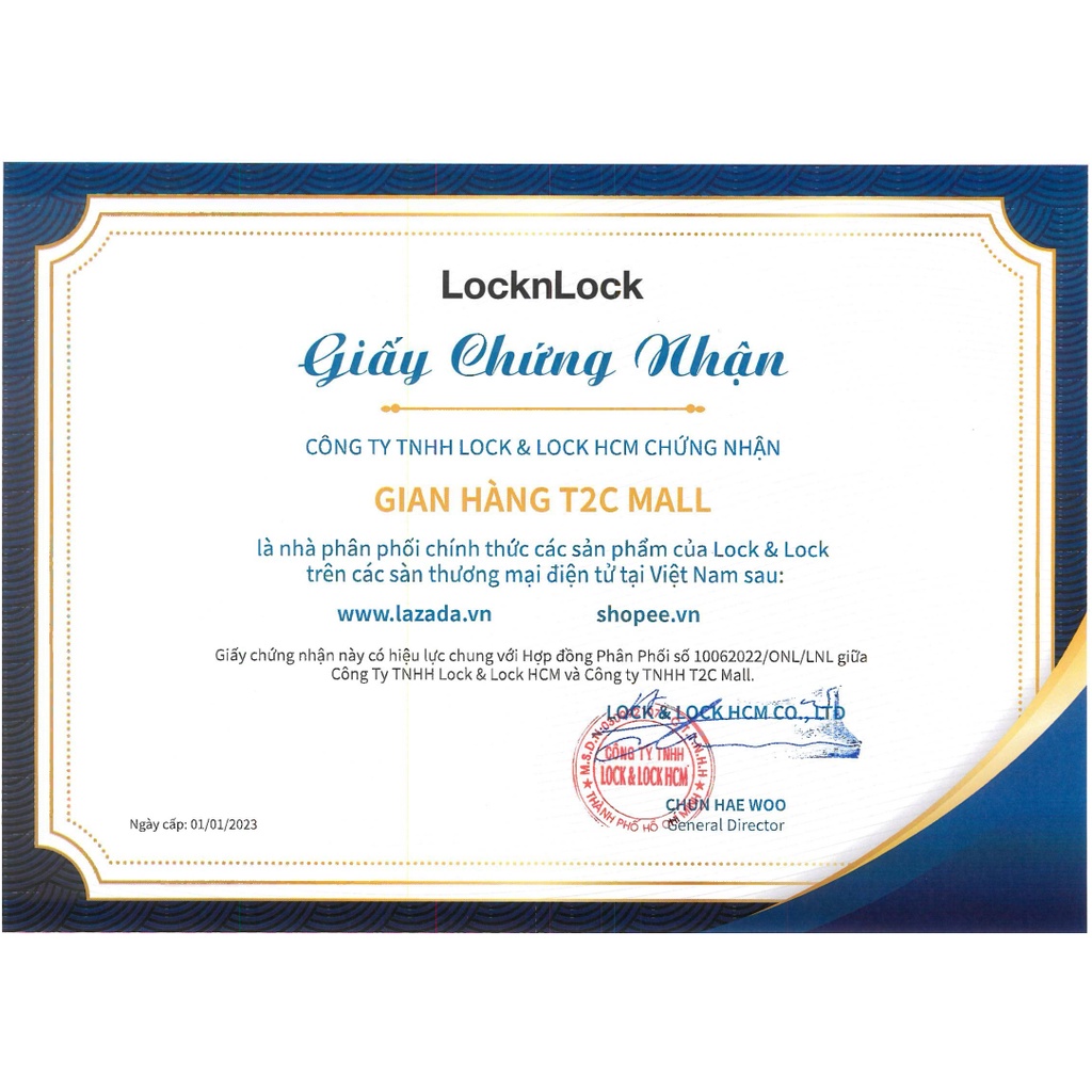 Nồi Chiên Không Dầu Loại 3L LocknLock EJF276, tặng kèm gang tay LocknLock - T2Cmall