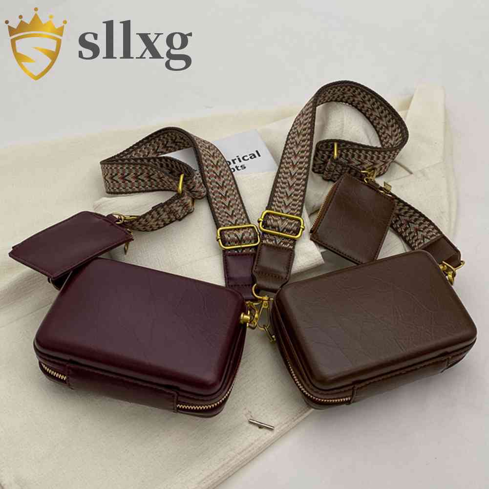 Túi Da Đeo Chéo 2 Trong 1 Thời Trang Cho Nữ