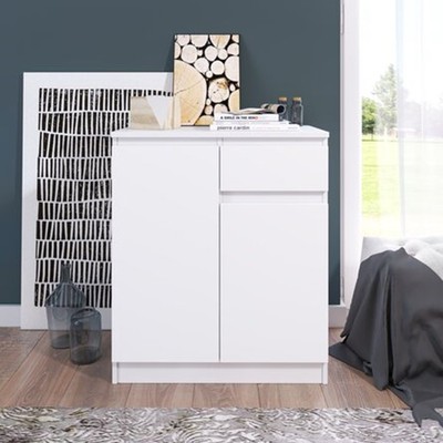 WAY, Tủ lưu trữ 2 gian STO_022, 73x40x86cm, tủ gỗ Scandi Home