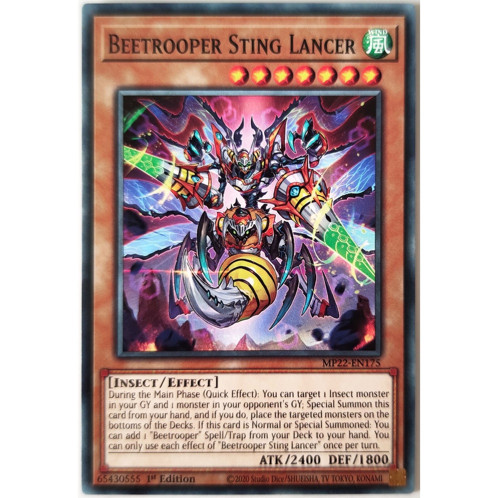 [Thẻ Yugioh] Beetrooper Sting Lancer |EN| Common