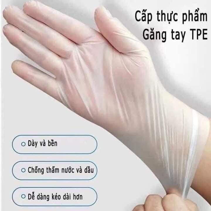 Size M, L  - Hộp 100 Găng Tay Siêu Dai Victoria Bay Sử Dụng Cả Năm