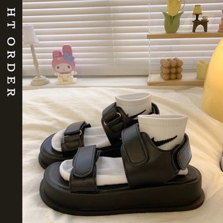 (SẴN) Sandal quai ngang hai màu phong cách trẻ trung năng động ulzzang dành cho học sinh Q22