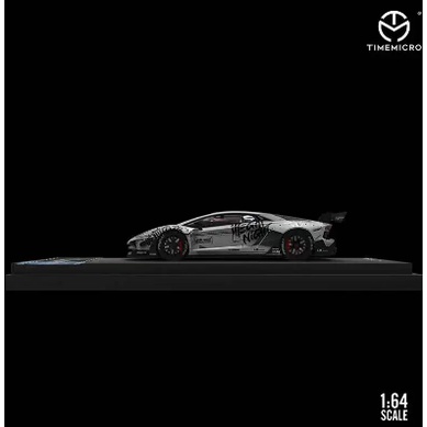 Mô hình ô tô Lamborghini Aventador LP700-4 combat grey 1:64 Time Micro
