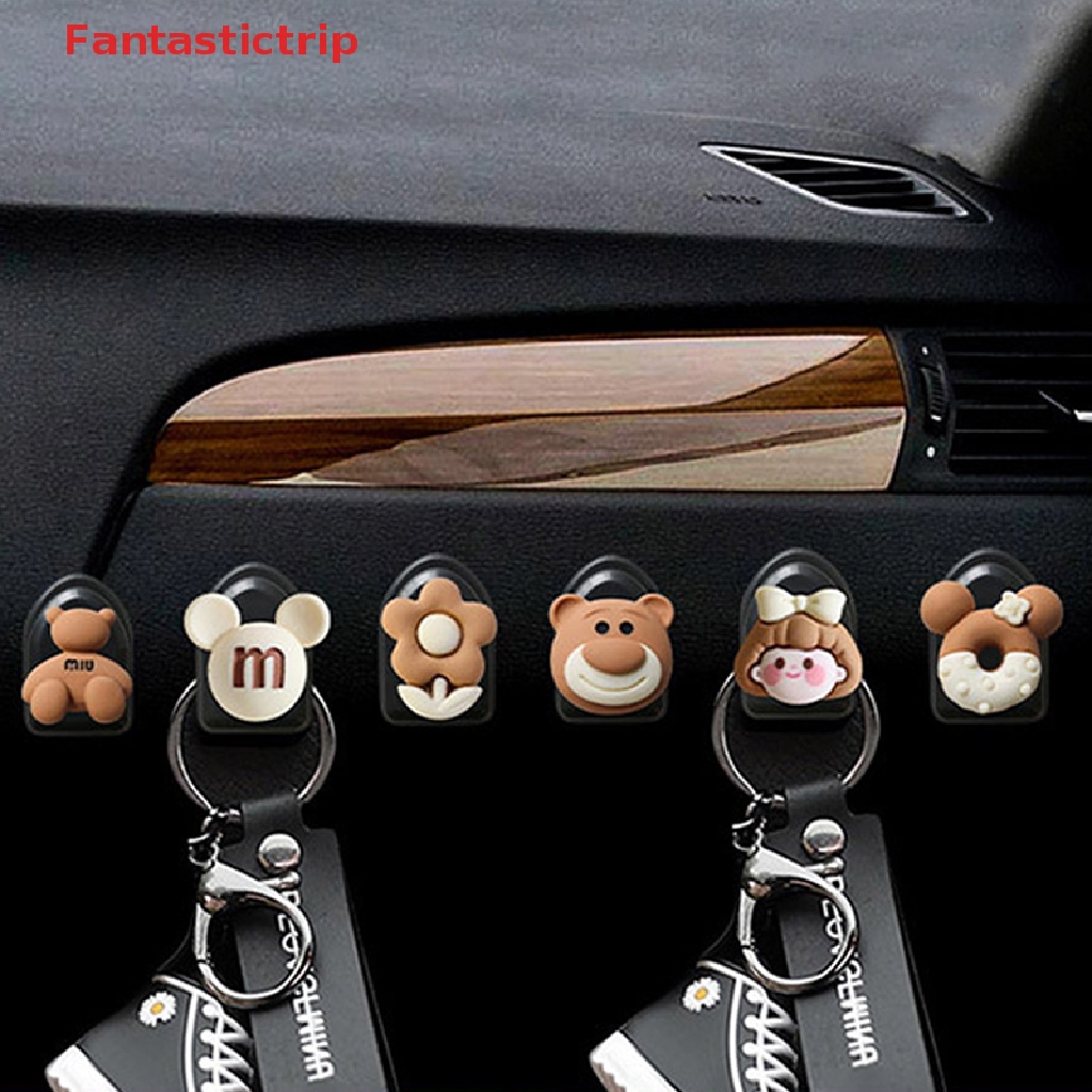 Móc Treo Dây Cáp USB / Chìa Khóa Xe Hơi Họa Tiết Hoạt Hình Sáng Tạo Mới