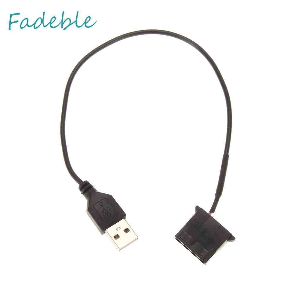 Dây Cáp Chuyển Đổi Từ USB Sang 4 pin PC Quite 1 Feet Dành Cho Quạt Máy Tính