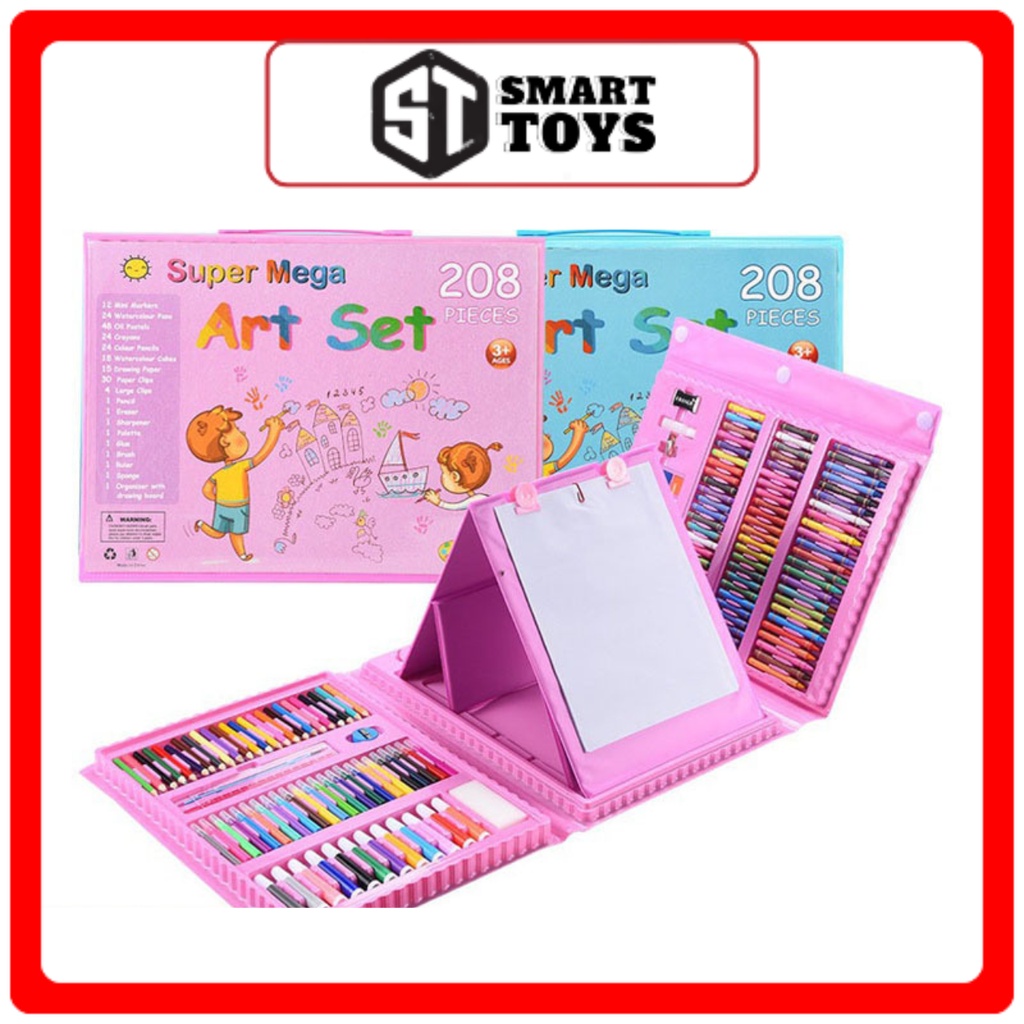 Hộp màu 150 chi tiết, 208 chi tiết, 86 chi tiết cho bé tô màu Smart Toy