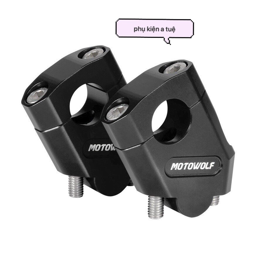 Gù Xéo Nâng Ghi Đông MOTO-WOLF , Giá 1 Đôi [ Chọn Size Phù Hợp ]