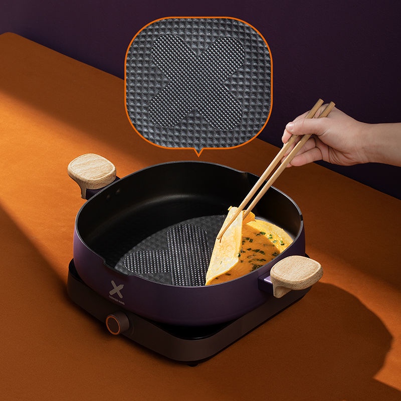 Non-Stick Pan Cooking Soup Pan Frying Pan Milk Pot Household Wok Gas Induction Cooker Universal/Cook