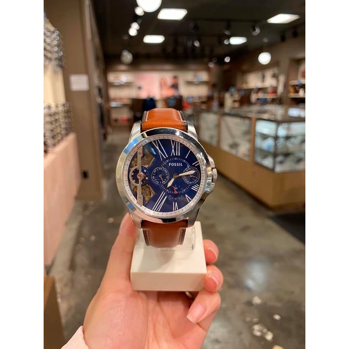 Đồng hồ nam automatic Fossil ME1161 dây da Full Box ⚜️Hàng Authentic⚜️