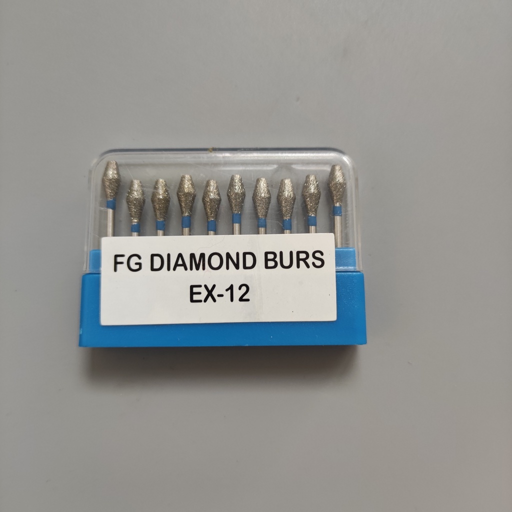 10 Cái / gói Nha khoa Burs EX Series Hình dạng đặc biệt FG Diamond Bur