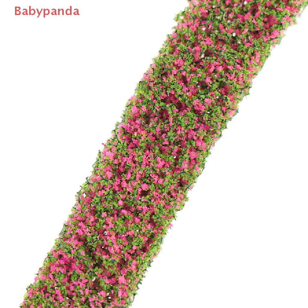 Set 2 Dải Hàng Rào Cỏ Nhân Tạo Màu Xanh Lá Cây Trang Trí Mô Hình DIY