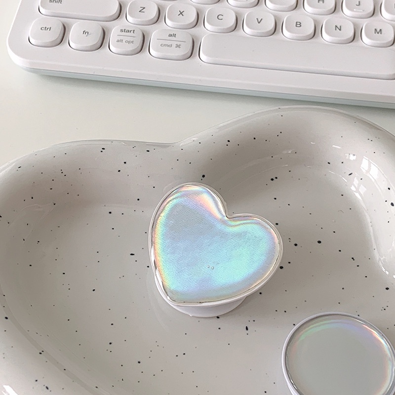 Giá Đỡ Điện Thoại Laser Hình Tròn Màu Gradient Dễ Thương