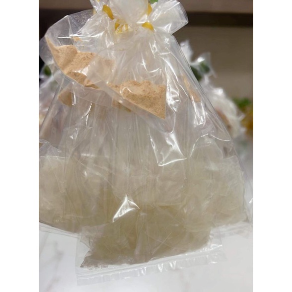 Xâu 10 bịch Bánh Tráng Muối Nhuyễn Phơi Sương