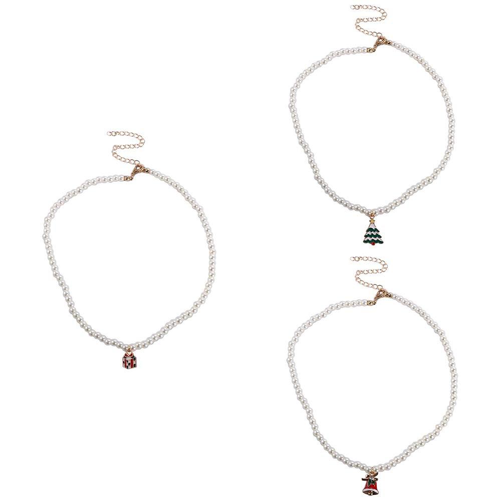 Vòng cổ Hợp Kim Mặt Hình Cây Thông Giáng Sinh Thời Trang Cho Nữ