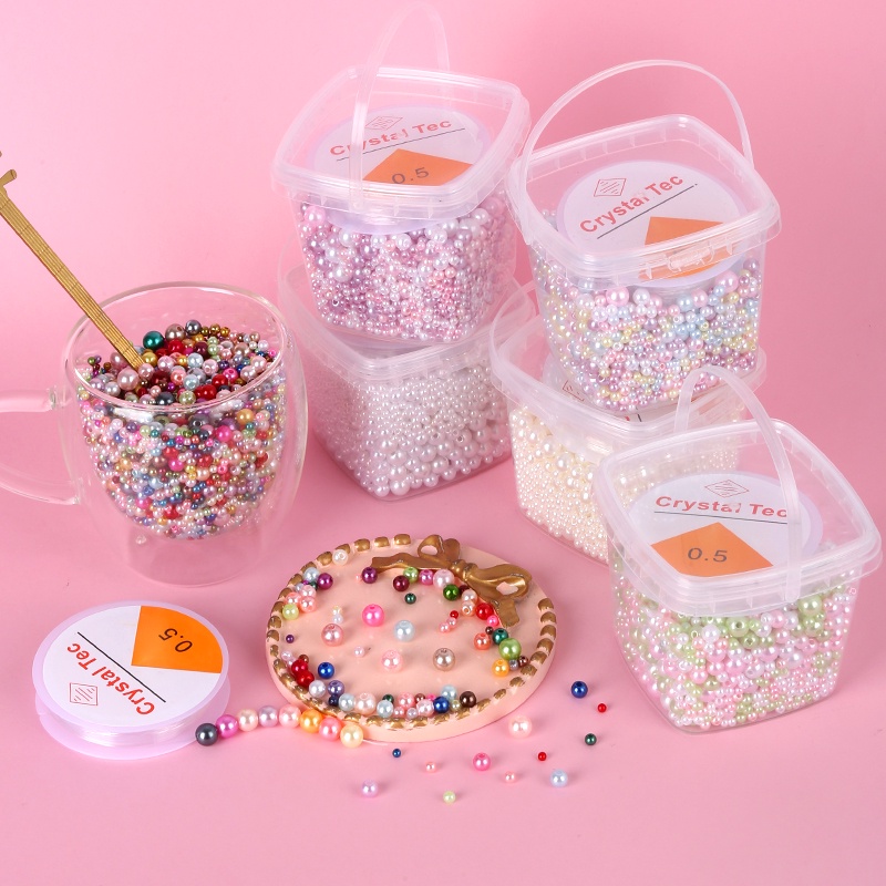 Hạt Ngọc Trai Giả Bằng Nhựa ABS 3-8mm