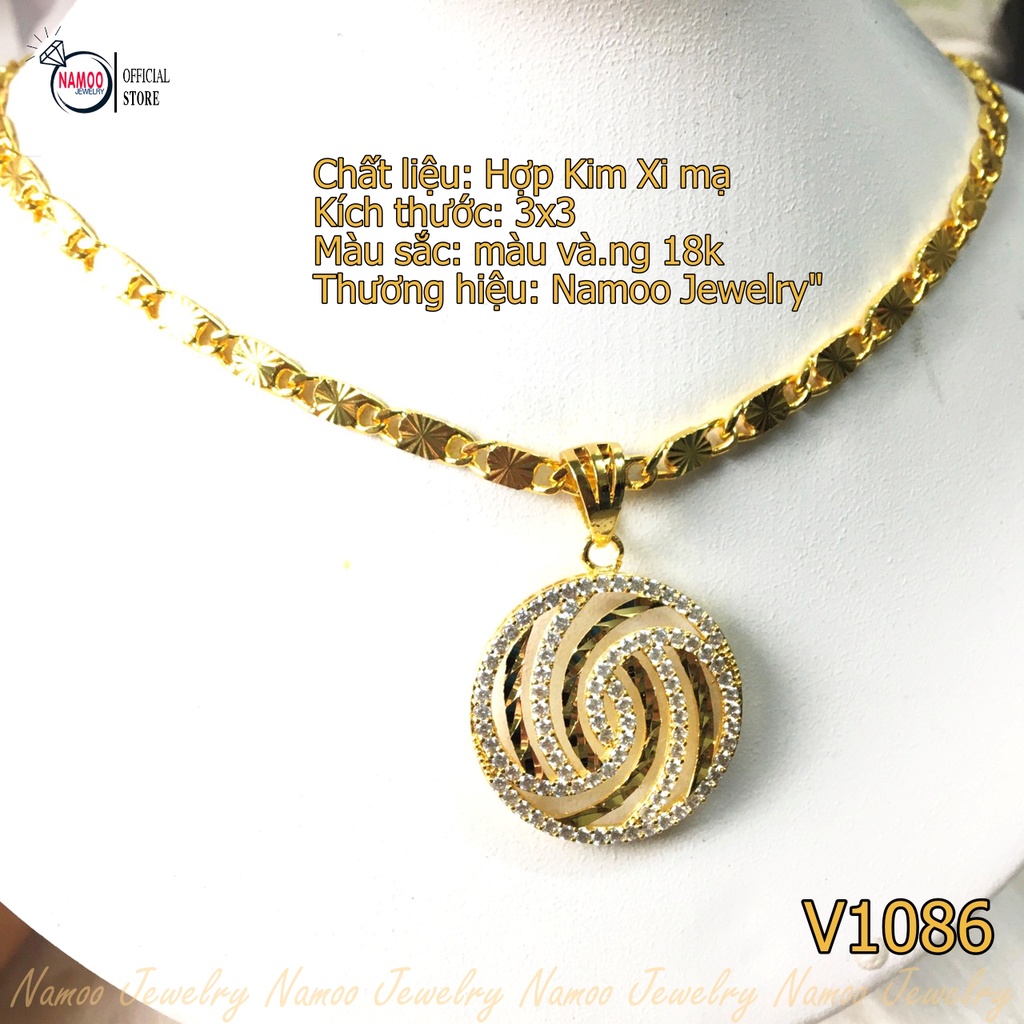 Kiềng Cổ Nữ Tinh Xảo Đính Đá Cho Phái Đẹp V1086 Namoo Jewelry
