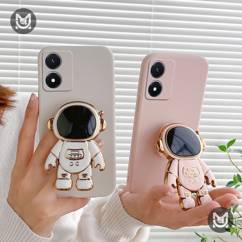 Ốp Điện Thoại Silicon Chống Sốc Hình Phi Hành Gia 3D Cho VIVO Y02S Y35 Y22 Y22S Y16 Y21 Y21S Y33S Y20 Y20S Y20i Y12AS Y12S