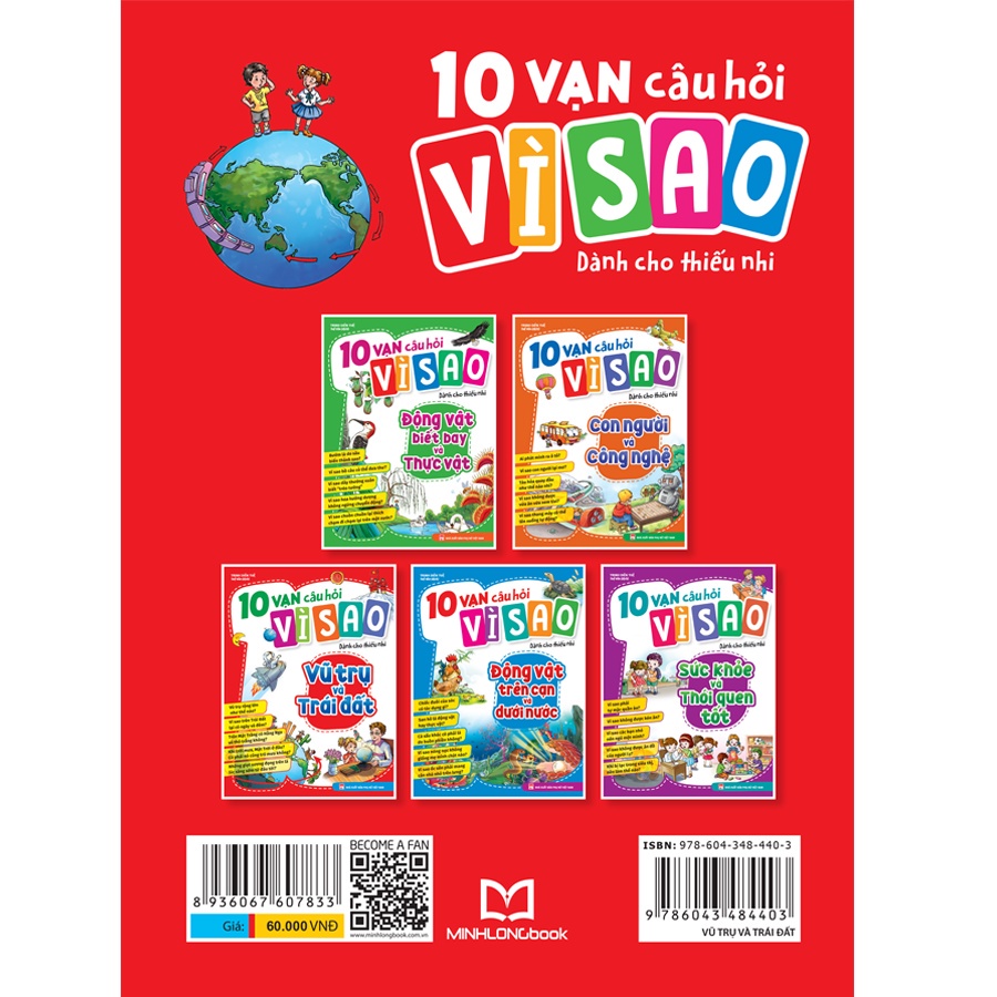 Sách: 10 Vạn Câu Hỏi Vì Sao - Vũ Trụ Và Trái Đất