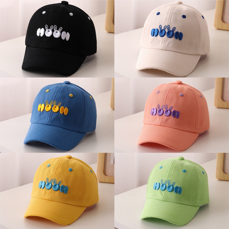 Mũ Lưỡi Trai Thêu Chữ Phong Cách Nước Ngoài Cho Bé Trai & Gái