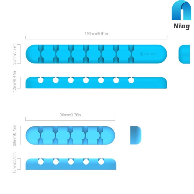 Kẹp Cố Định Dây Cáp Usb Bằng Silicone Gọn Gàng Tiện Dụng