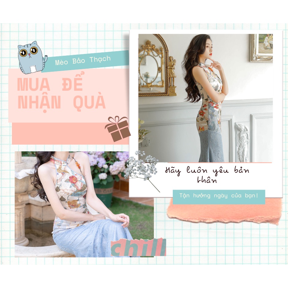 - Đầm Sườn Xám Cách Tân TTT 80