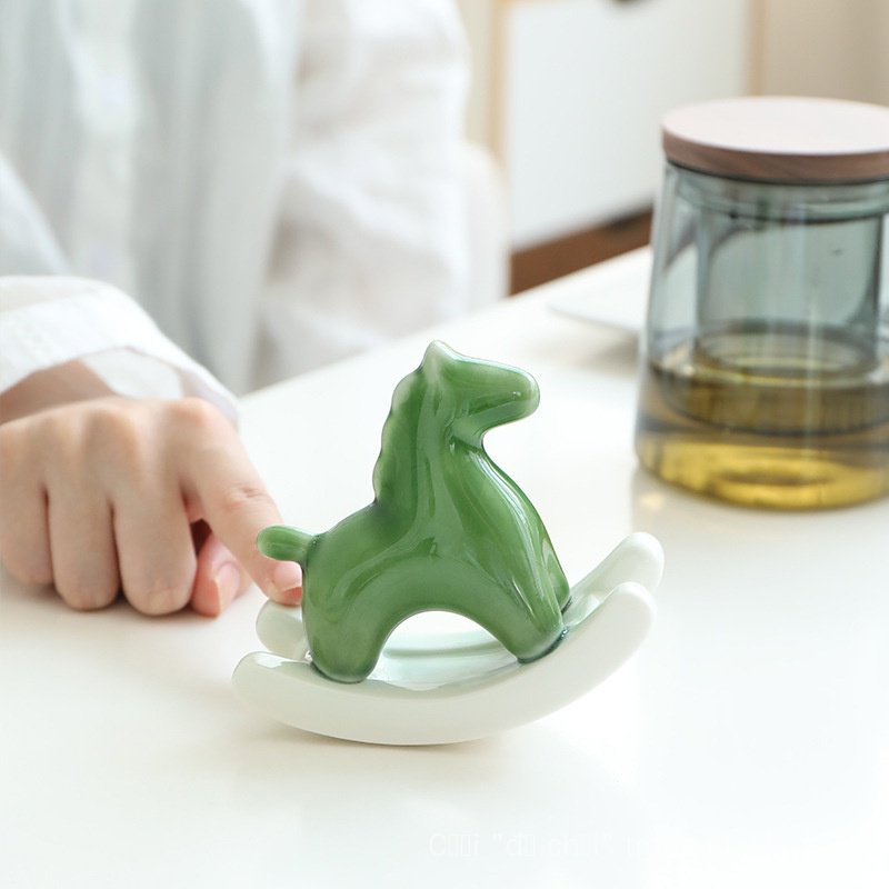 Hàng Chính Hãng Có Sẵn / Sản Phẩm Mới Về Tượng Ngựa Bập Bênh Để Bàn Trà Trang Trí Mềm Mại Thủ Công Mỹ Nghệ Trực Tiếp Từ Nhà Máy