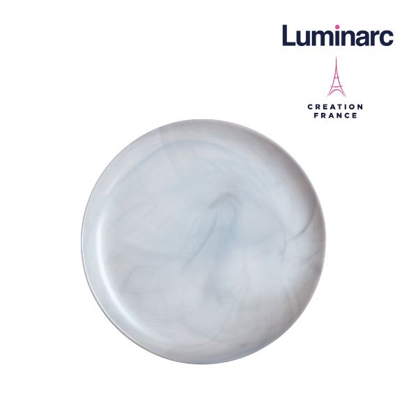 Bộ 6 Đĩa Thuỷ Tinh Luminarc Diwali Granit Marble 25cm - LUDIP9908