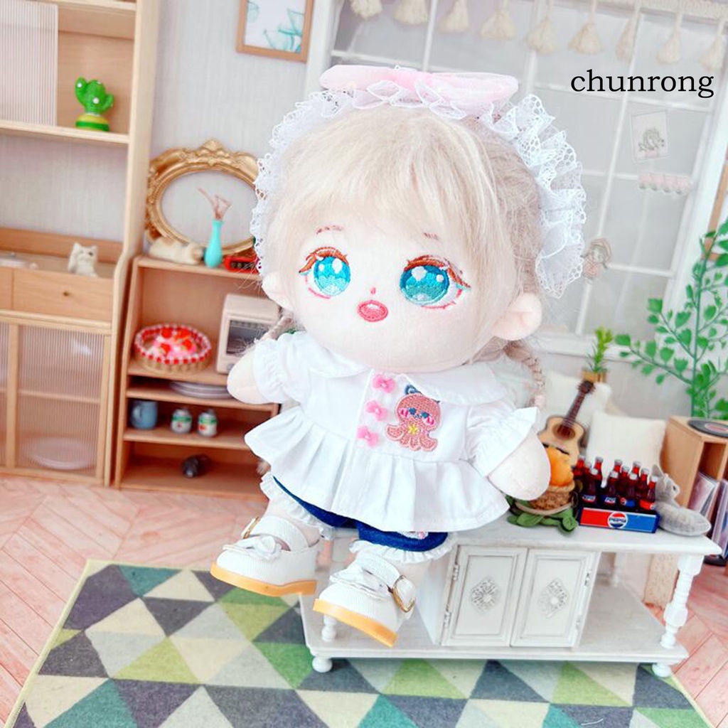 Búp Bê Vải Cotton 20cm Họa Tiết Hoạt Hình Dễ Thương Cho Bé