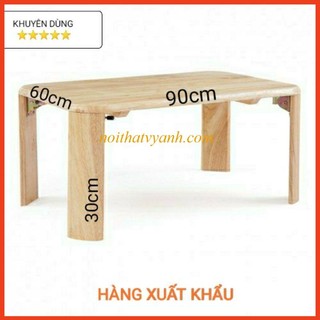 Bàn gỗ tự nhiên chân gấp hàng xuất khẩu