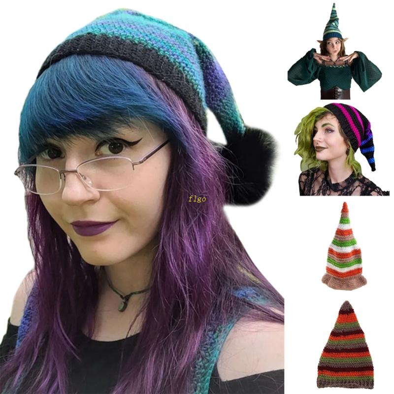 Nón Len Phù Thủy Đuôi Dài Dễ Thương Cho Tuổi Teen / Halloween