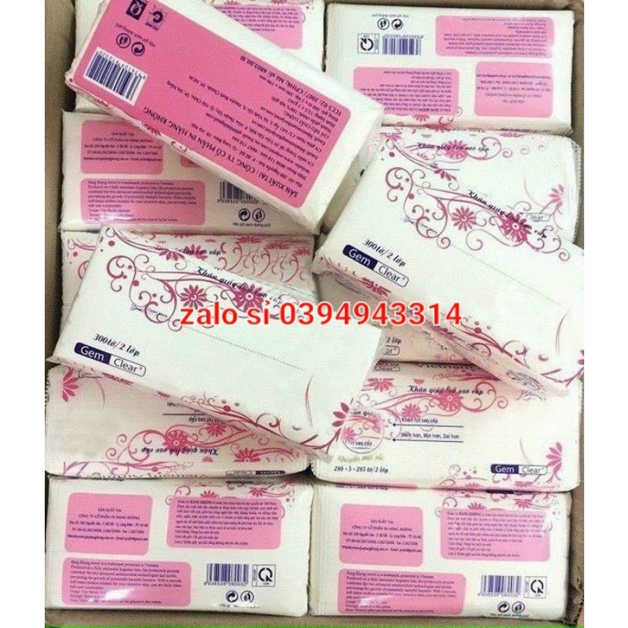 Set 10 KHĂN GIẤY RÚT LOẠI 300 TỜ/3 LỚP SIÊU TIỆN LỢI