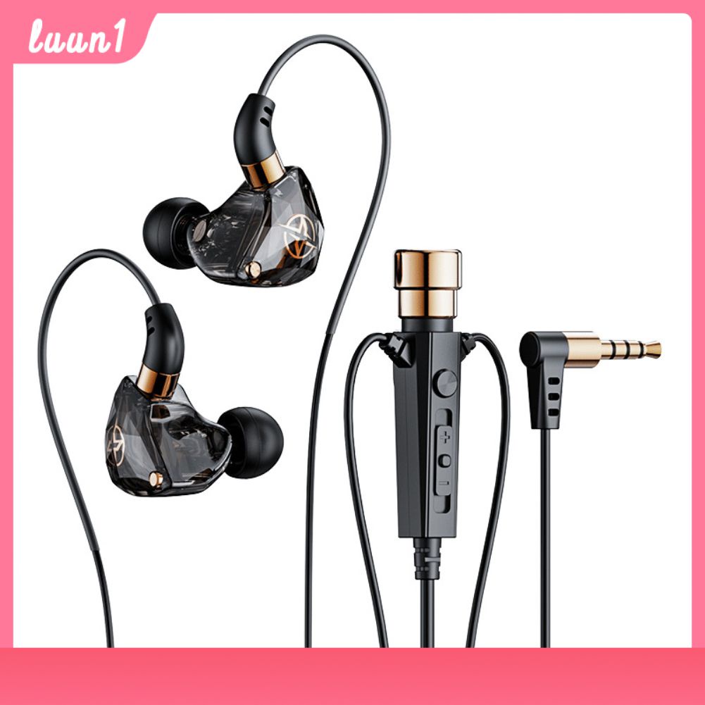 Còn Hàng Tai Nghe Có Dây Giắc Cắm Kt-02 3.5Mm Với Micrô Hd Động Chống Ồn Để Hát Trực Tiếp Ghi Âm Thanh Toán Khi Nhận Hàng