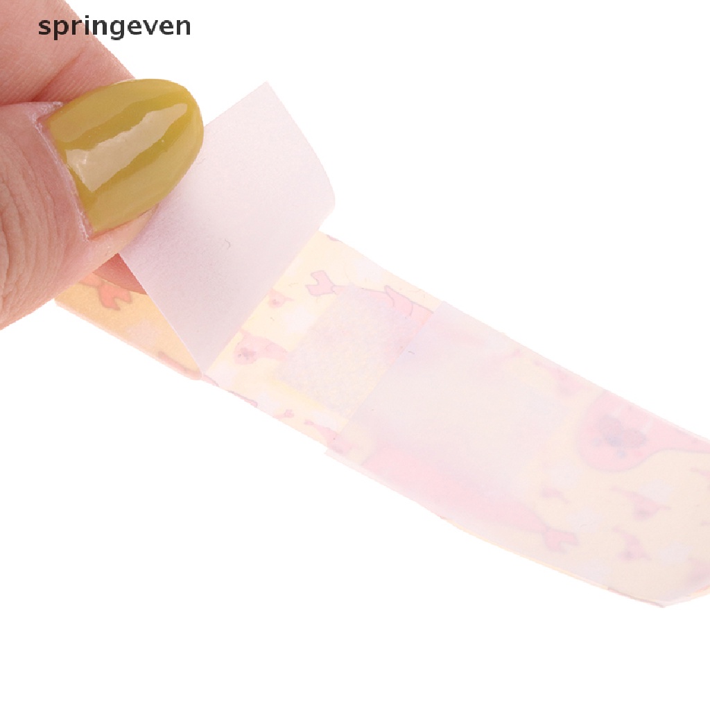 Set 120 Băng Cá Nhân Thoáng Khí Chống Nước Họa Tiết Hoạt Hình