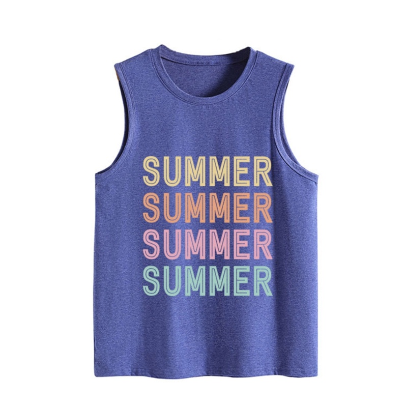 Áo Tank Top Sát Nách In Chữ Thời Trang Mùa Hè Cho Nữ