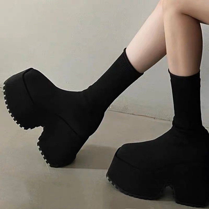 BỐT B33 CHUNKY PLATFORM ĐẾ CAO 10CM
