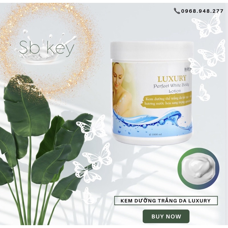 KEM DƯỠNG TRẮNG DA BODY HƯƠNG NƯỚC HOA LUXURY