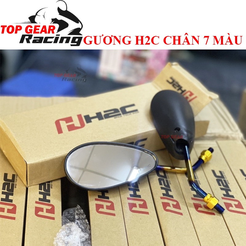 Gương H2C Chân 7 Màu Gương Hình Giọt Nước Ren Xuôi