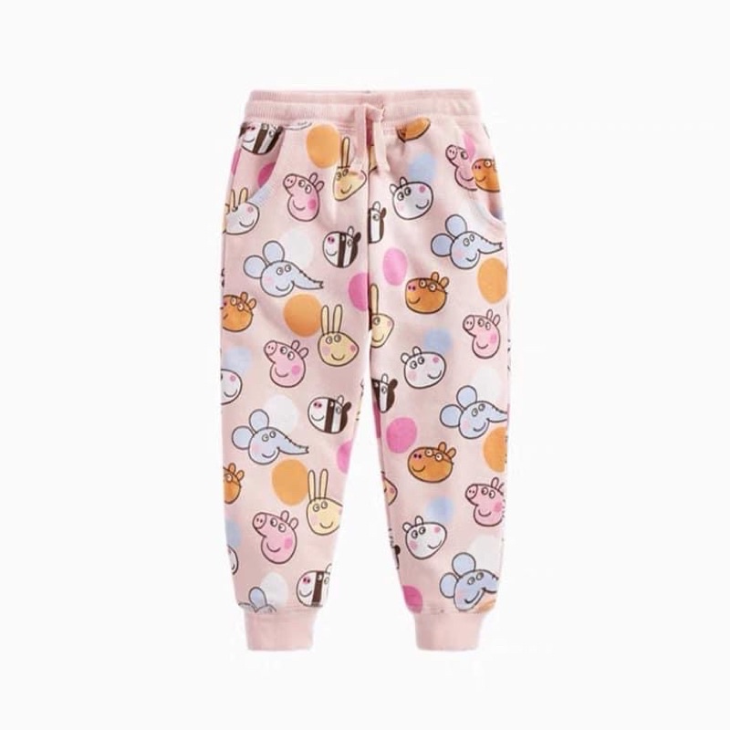 Quần nỉ da cá hình Peppa