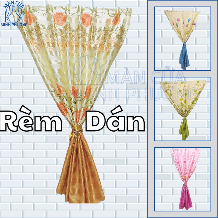 Rèm dán tường che cửa sổ Không cần thanh treo Dễ dàng sử dụng
