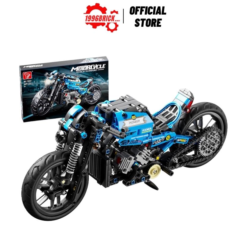 Mô hình lắp ráp xe technic moto T3022 ,mô hình technic 1996brick